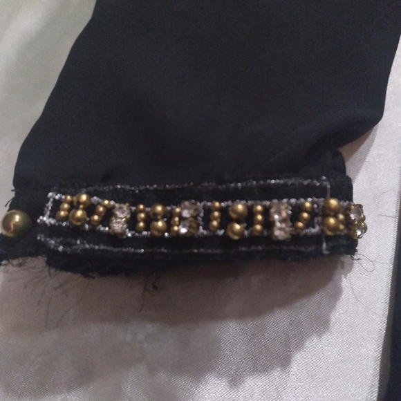 (#67) NY Collections Woman Exclusive of Decorations Black Blouse (Size 2XL) - Picture 10 of 11